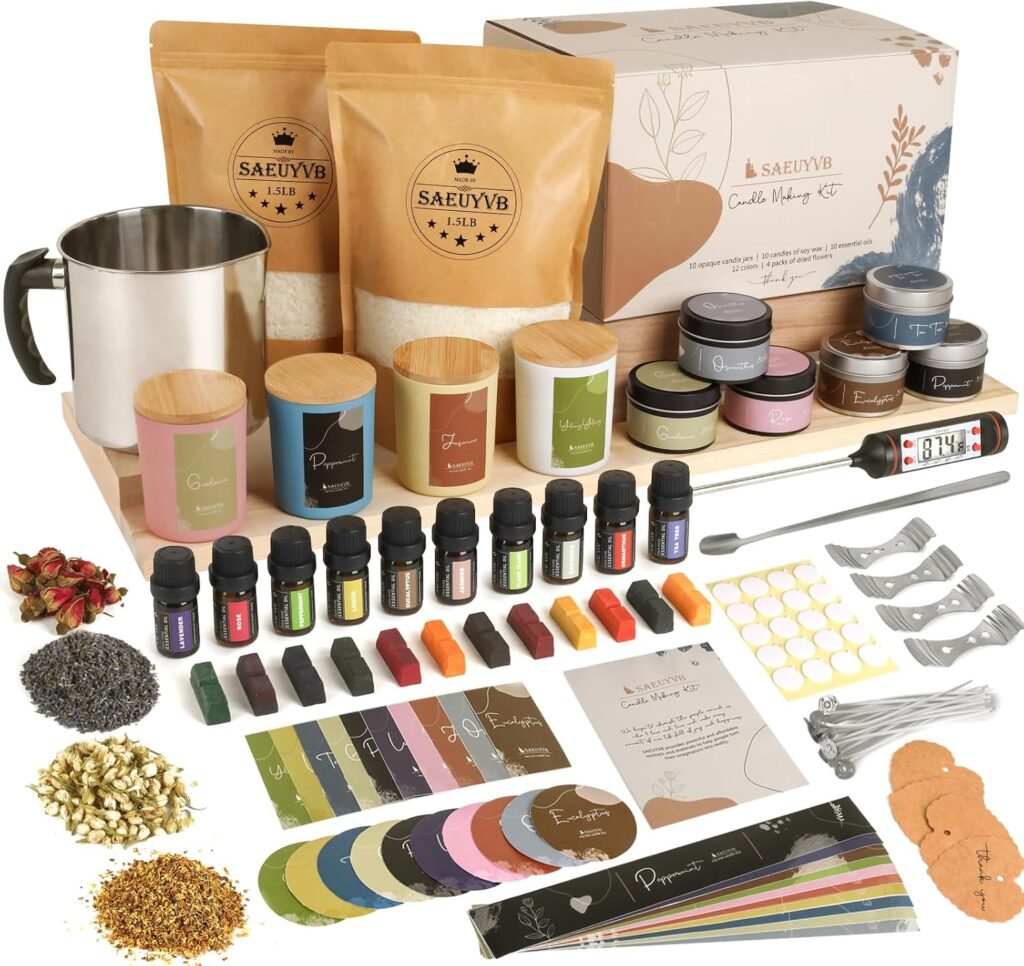 Get Lit: SAEUYVB Candle Kit Turns You into a Wick Wizard!