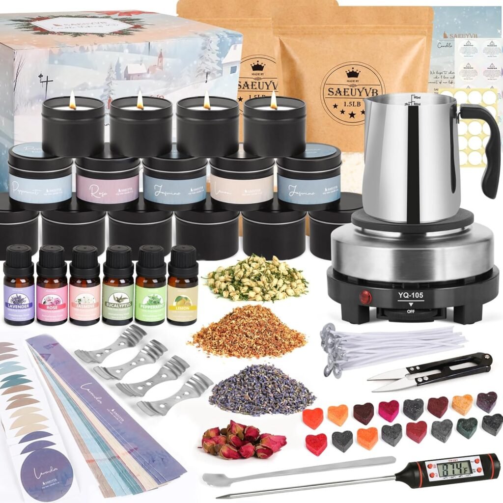 Illuminate Your Creativity: The Ultimate SAEUYVB Candle Making Kit Review!